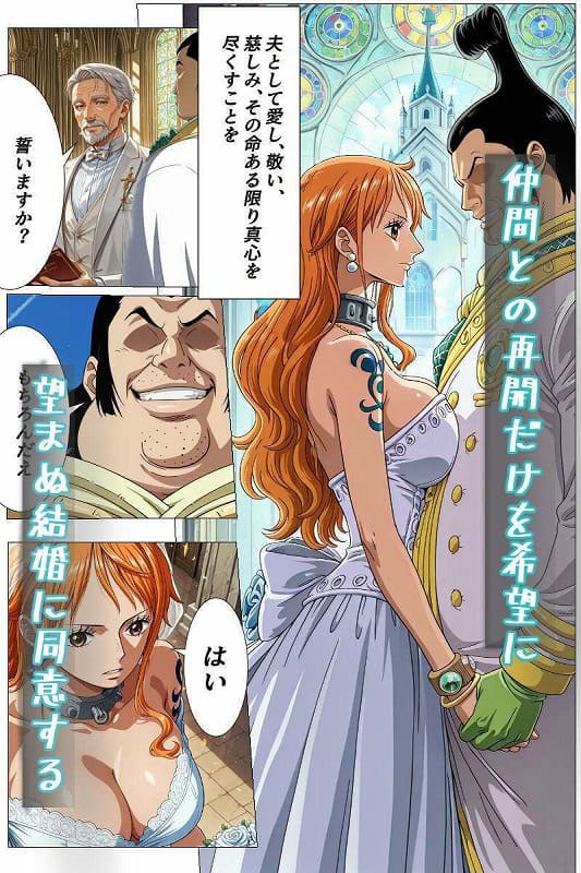 隷属のウエディングドレス 天竜人に捕まった泥棒猫の末路-監獄船-エロ漫画5