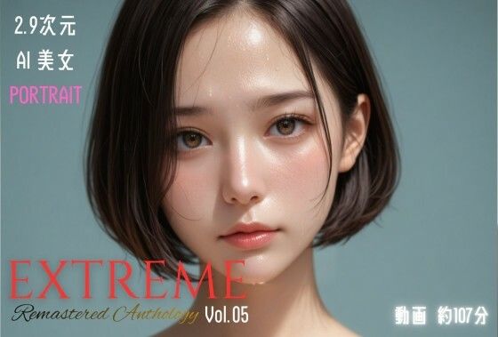 【2.9次元AI美女 PORTRAIT EXTREME Remastered Anthology VOL.05 AI SEX 動画集】KEI diffusion＠