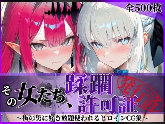 【その女たち、蹂躙許可証発行済み -街の男たちに好き放題使われるヒロインCG集- モル●ン＆バー●ァン・シー編】陥落工房＠